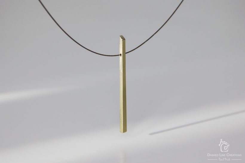 Dashed Line Creations Handmade Brass Bar