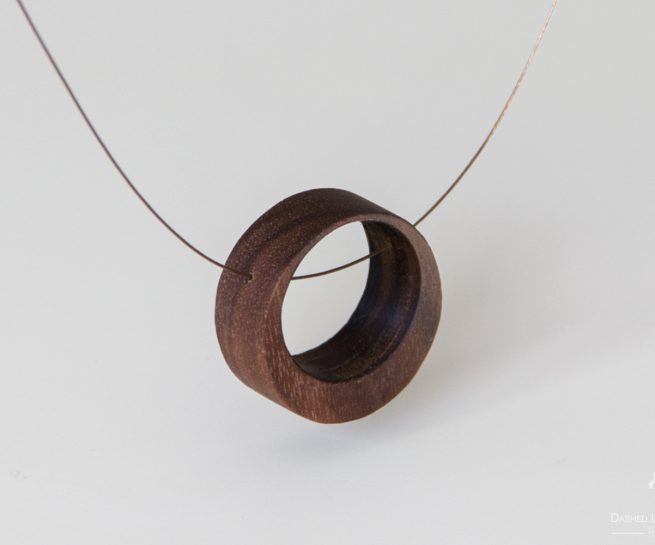 Dashed Line Creations Handmade Off Centered Necklace