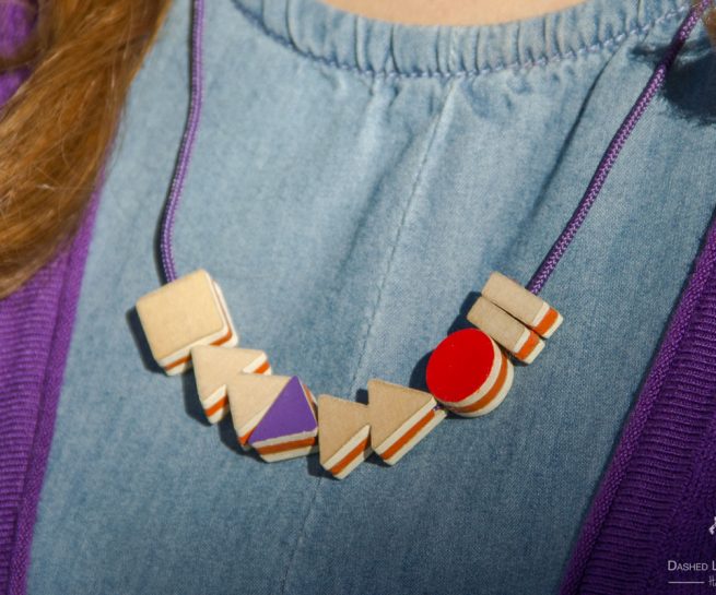 Dashed Line Creations Handmade Play Pause Necklace
