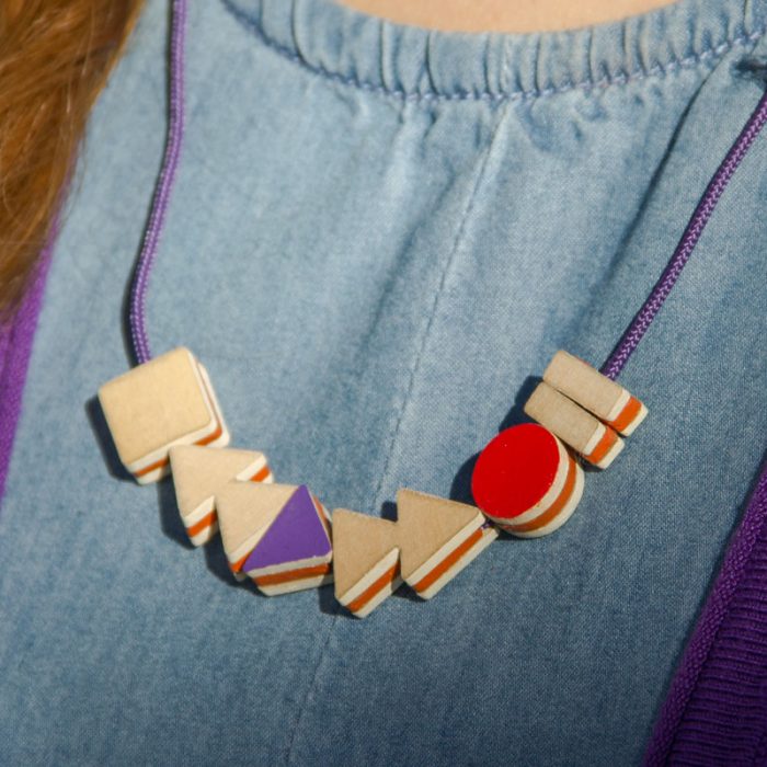 Dashed Line Creations Handmade Play Pause Necklace